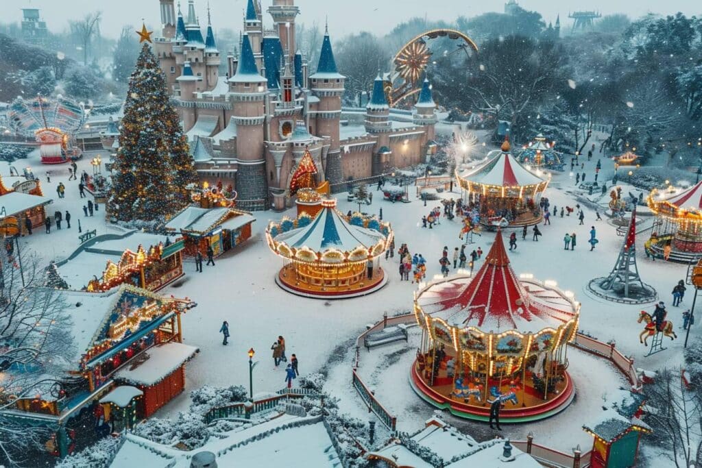 Découvrez les 10 meilleurs parcs d'attractions féériques pour célébrer Noël en famille cette année